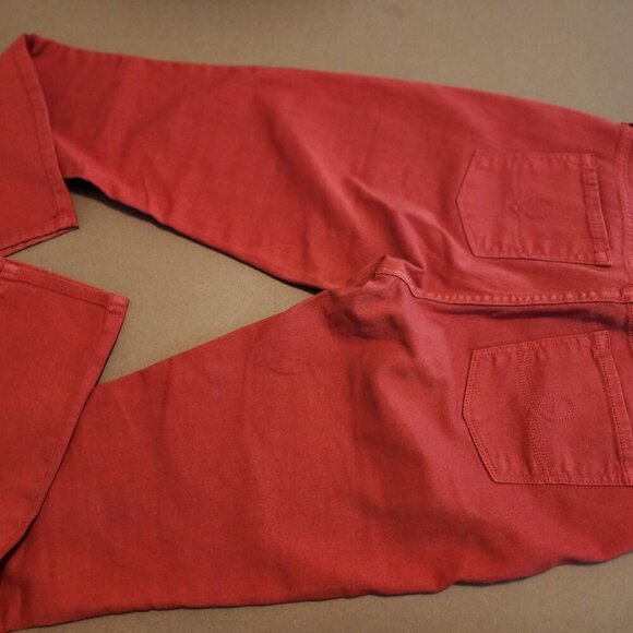 Lucky Brand Sofia Skinny Red Denim Jeans Women’s Size 10/30 Ankle Very Nice! - Picture 6 of 14